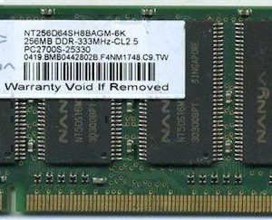 Nanya SO-DIMM DDR-SDRAM 256 MB PC2700 - NT256D64SH8C0GM-6K