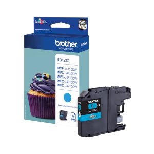 Brother LC-123C ink cartridge 1 pc(s) Original High (XL) Yield Cyan