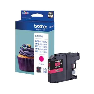 Brother LC-123M ink cartridge 1 pc(s) Original High (XL) Yield Magenta