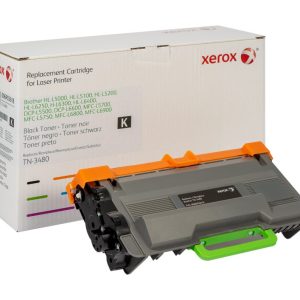 Xerox Black toner cartridge. Equivalent to Brother TN3480. Compatible with Brother DCP-L5500, DCP-L6600, HL-L5000, L5100, L5200, L6250, L6300, L6400, MFC-L5700, L5750, L6800, L6900