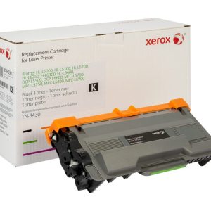 Xerox Black toner cartridge. Equivalent to Brother TN3430. Compatible with Brother DCP-L5500, DCP-L6600, HL-L5000, L5100, L5200, L6250, L6300, L6400, MFC-L5700, L5750, L6800, L6900