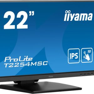 iiyama ProLite T2254MSC-B1AG computer monitor 54.6 cm (21.5") 1920 x 1080 pixels Full HD LED Touchscreen Black