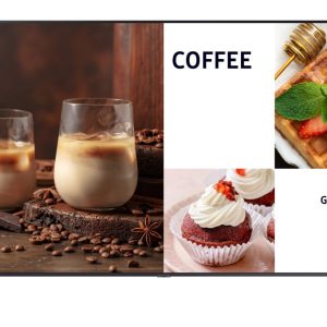 Samsung LH55BECHLGUXEN Signage Display Digital signage flat panel 139.7 cm (55") LED Wi-Fi 4K Ultra HD Black Built-in processor Tizen